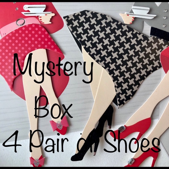 Mystery Shoe Box 👠 2 pairs sizes 8-8.5 & types. - Picture 1 of 3